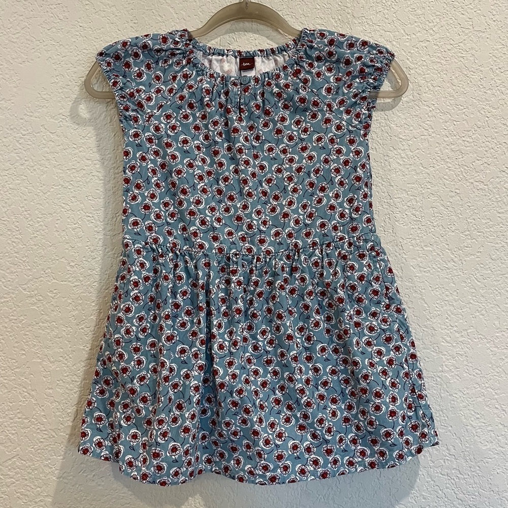 Tea Collection Corduroy Floral Dandelions Blumenmeer Dress - Size 6